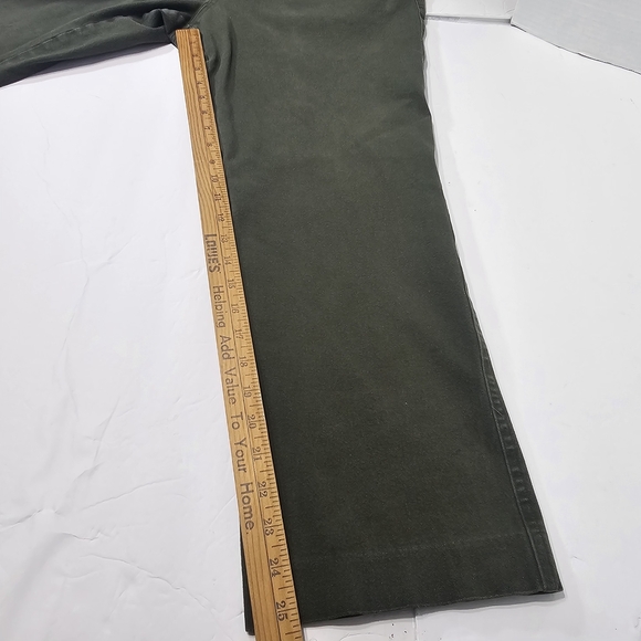 Lauren Ralph Lauren Women's Jeans Sz 16 Green Stretch Denim Mid-Rise Crop - Picture 5 of 9